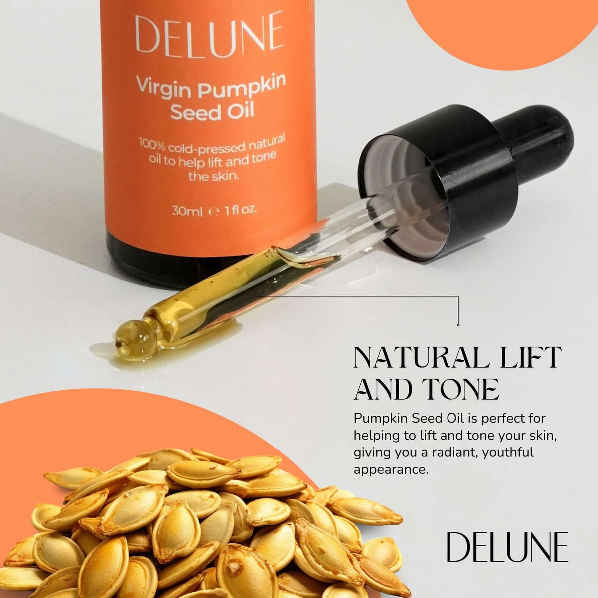 Virgin Pumpkin Seed Oil - Delune 