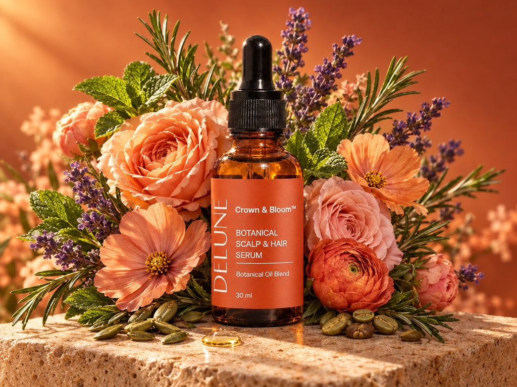 Crown & Bloom™ Botanical Scalp & Hair Serum