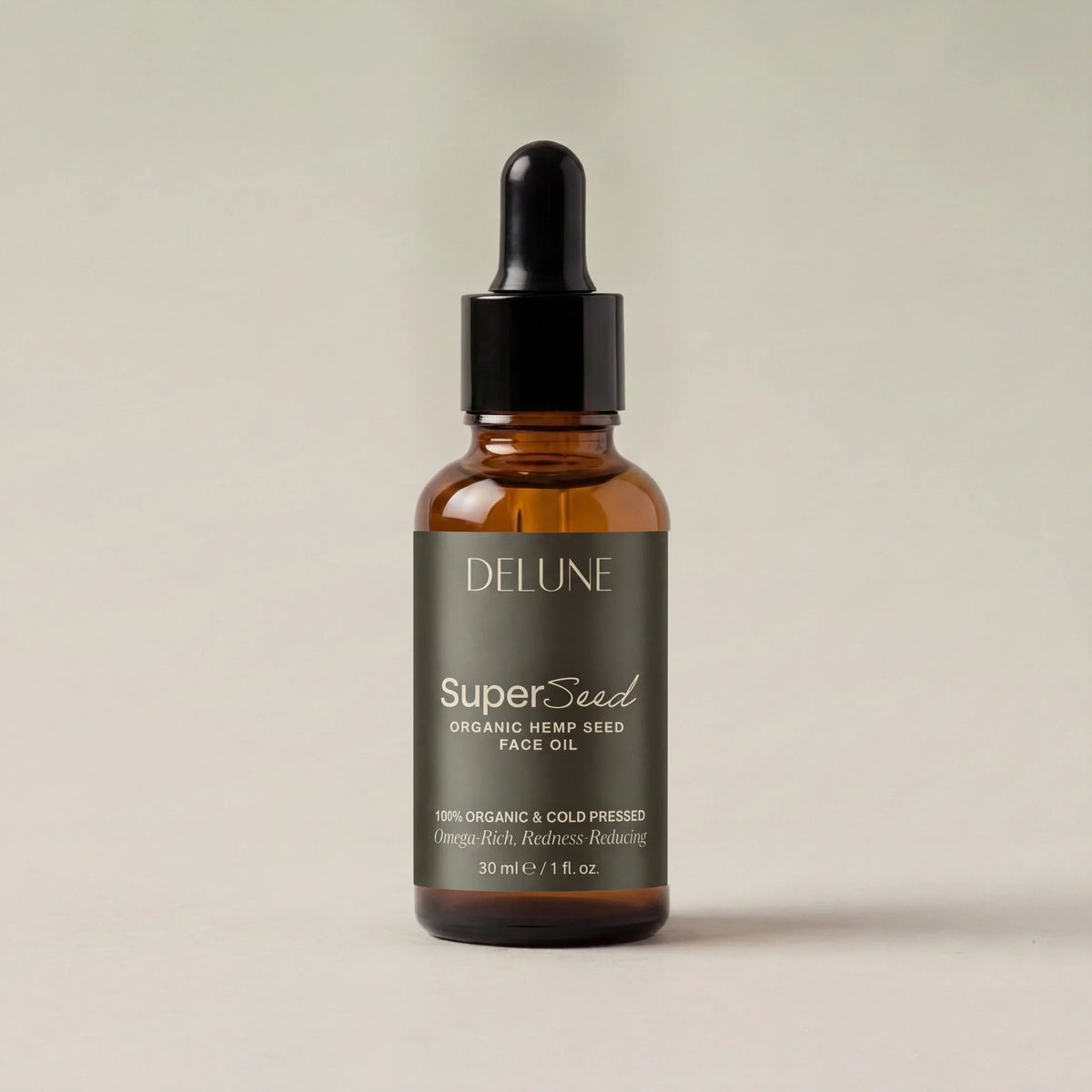 Delune Super Seed Hemp Seed Face Oil studio packshot