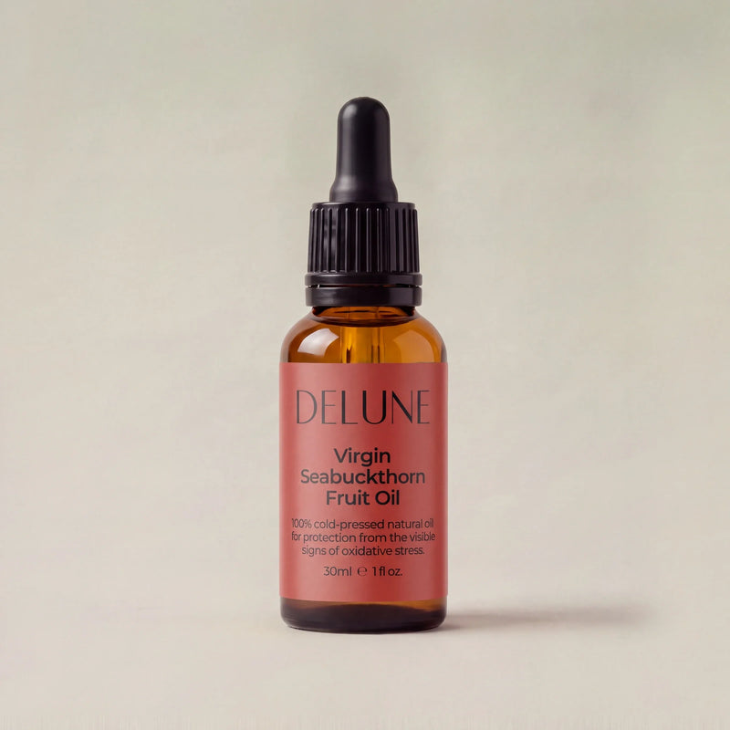 Delune Virgin Seabuckthorn Fruit Oil 30ml dropper bottle