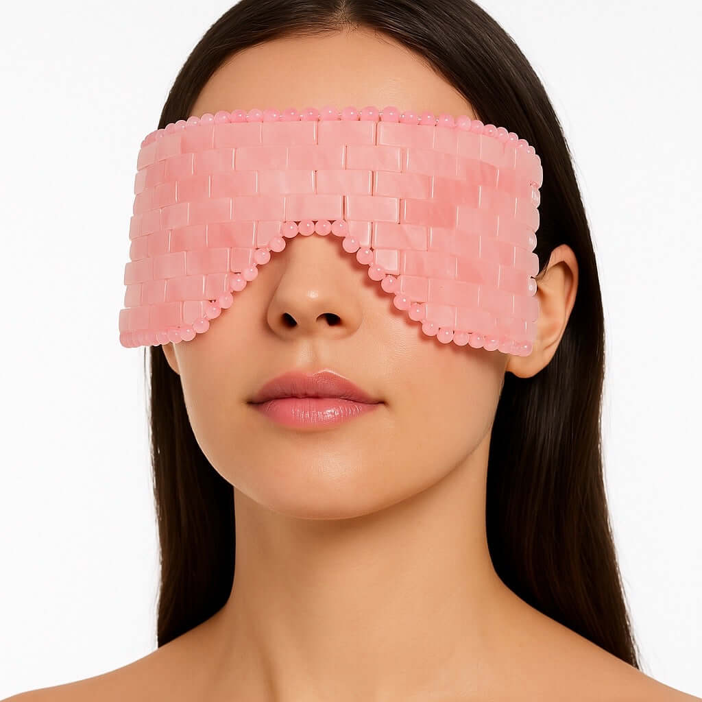 Rose Quartz Eye Mask - Delune 